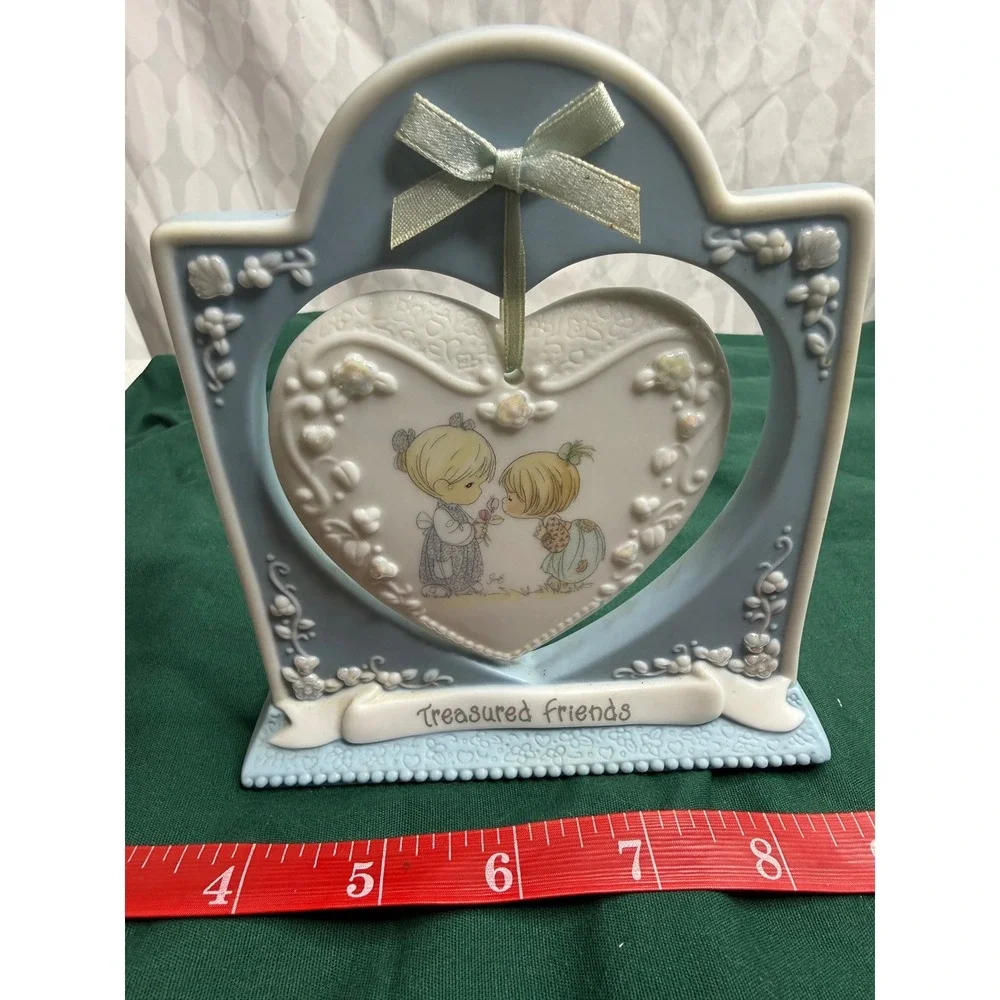 Precious Moments Treasured Friends Heart Shaped‎ Hanging Ornament Decoration